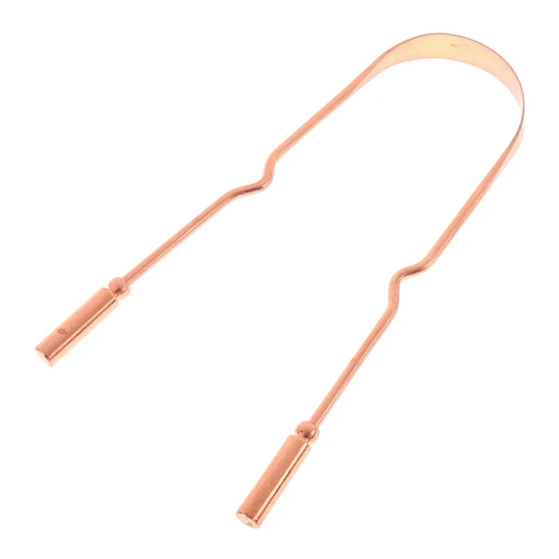 Pure Copper Tongue Scraper – 3 Styles | Fresh Breath Daily Tongue Scraper QXL