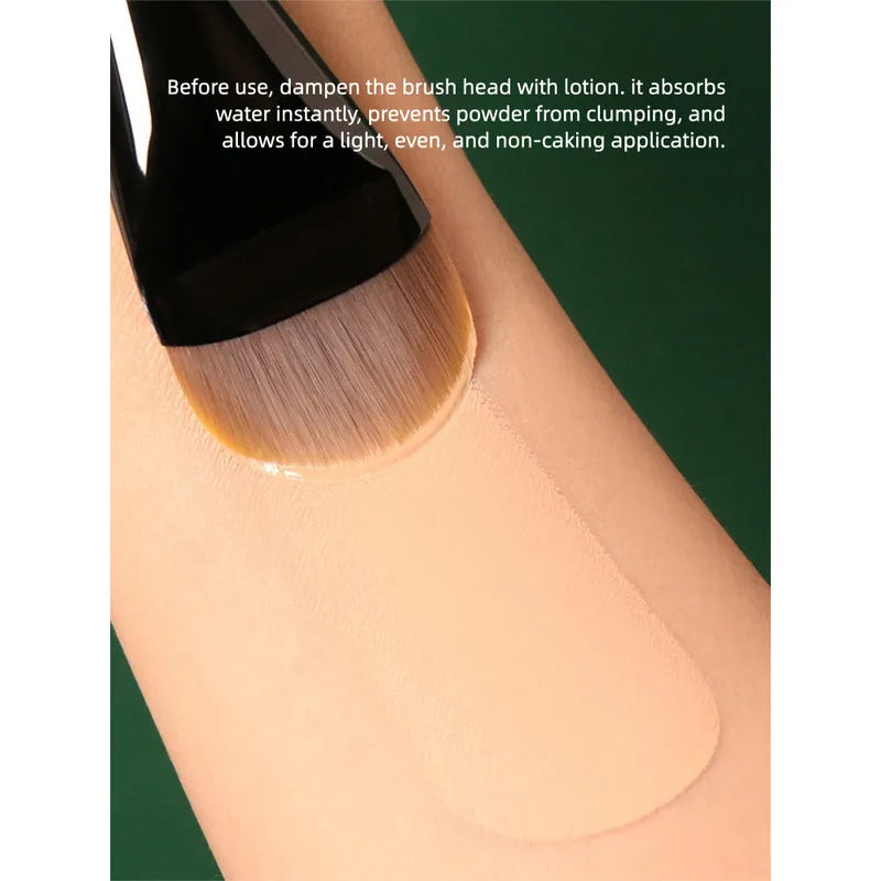 M91 Flat Round Foundation Brush | Wool Fiber Low-Absorption Foundation Brush QXL