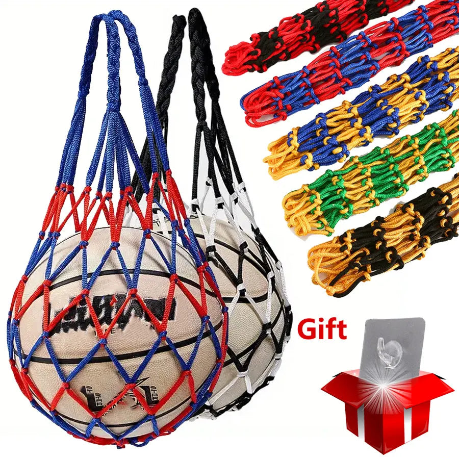 Nylon Mesh Ball Storage Bag | Basketball, Soccer & More Sports Ball Bag QXL