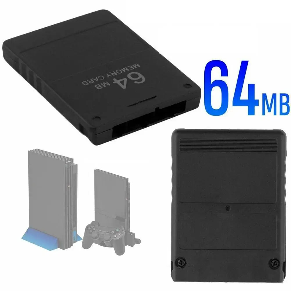 PS2 Memory Card 8MB–128MB Flash Storage | PlayStation 2 Game Console Memory Card QXL