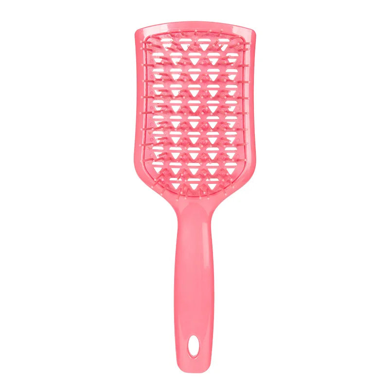 Diamond Hollow Shield Comb | Colour-Changing Detangling Hair Detangling Comb QXL Powder