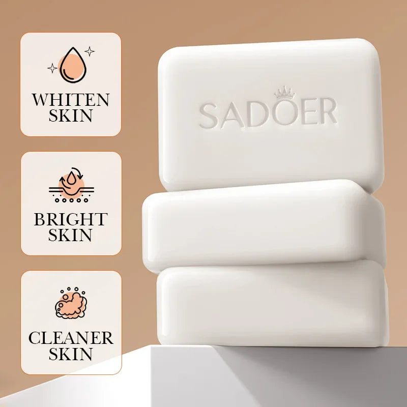 SADOER Niacinamide Arbutin Brightening Facial Soap Cleanser Facial Cleansing Soap QXL