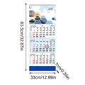2026 Wall Calendar | 3-Month Vertical Planner with Holidays Wall Calendar Planner QXL B2
