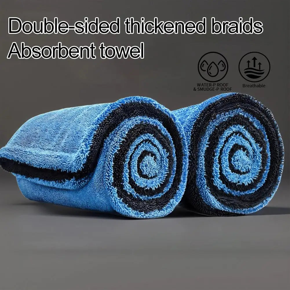 Microfiber Car Detailing Towel | Quick-Dry Auto Wash Cloth Car Detailing Towel QXL
