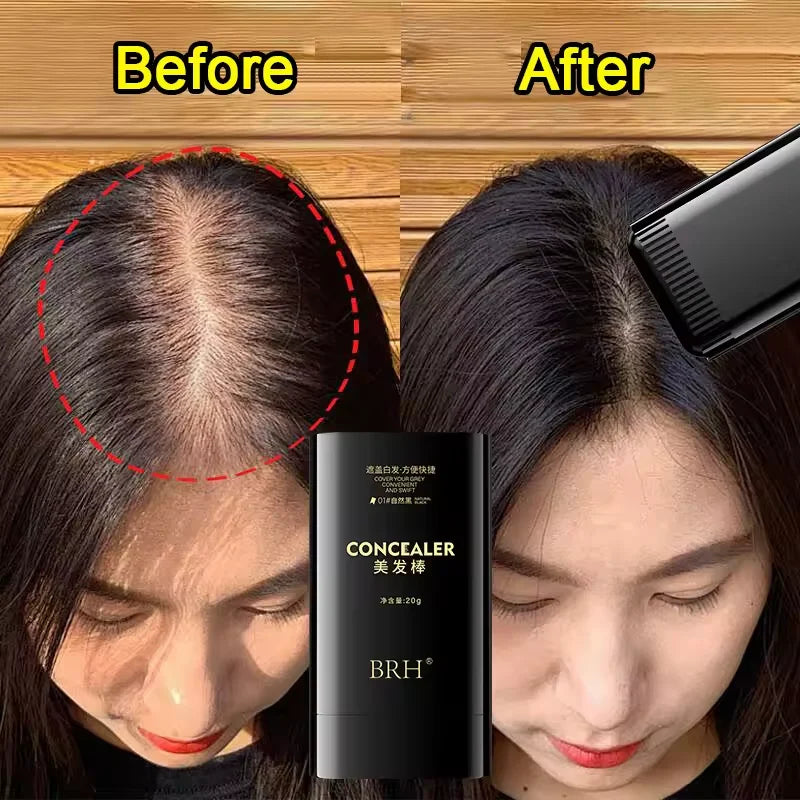VERONNI Hair Root Touch-Up Stick | Grey & White Coverage Root Touch-Up Stick QXL