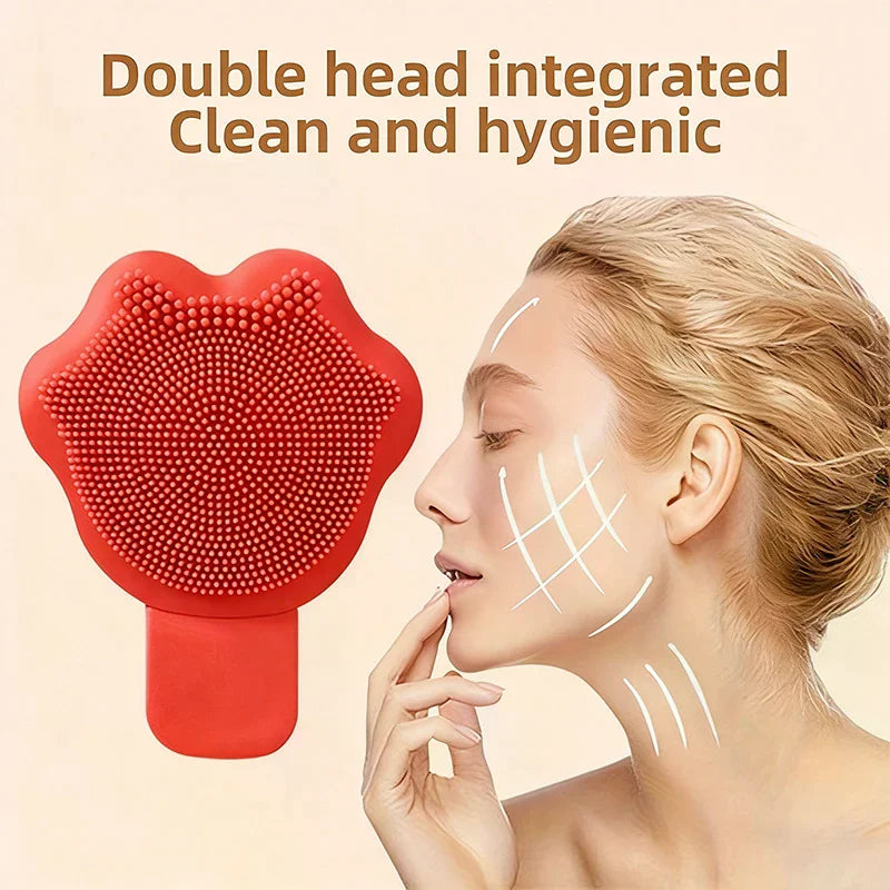 Cat Paw Silicone Blackhead Remover | Non-Slip Handle Tool Blackhead Remover Tool QXL