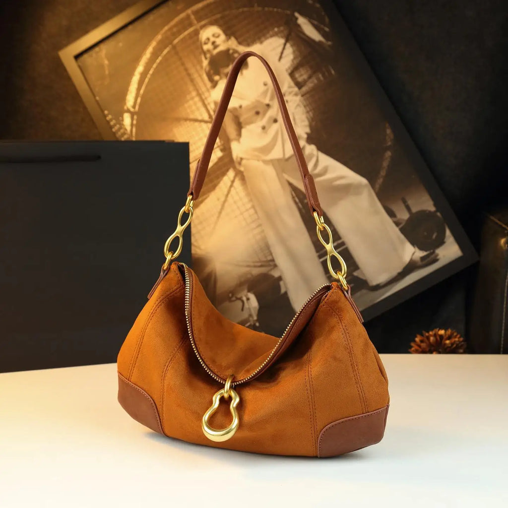 Luxury Minimalist Diaper Bag | Vintage Leather Crossbody Tote Diaper Bag Tote QXL