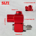 360° Swivel Air Connector 1/4 NPT Aluminum Pneumatic Fitting Pneumatic Swivel Fitting QXL One size