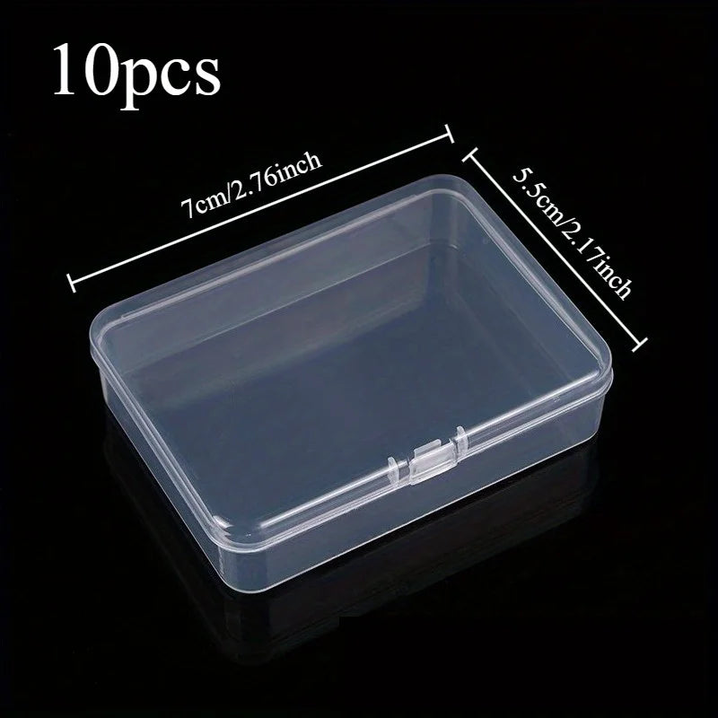 10-Pack Mini Storage Boxes for Stickers, Beads & Nail Art Mini Storage Boxes QXL 10pcs