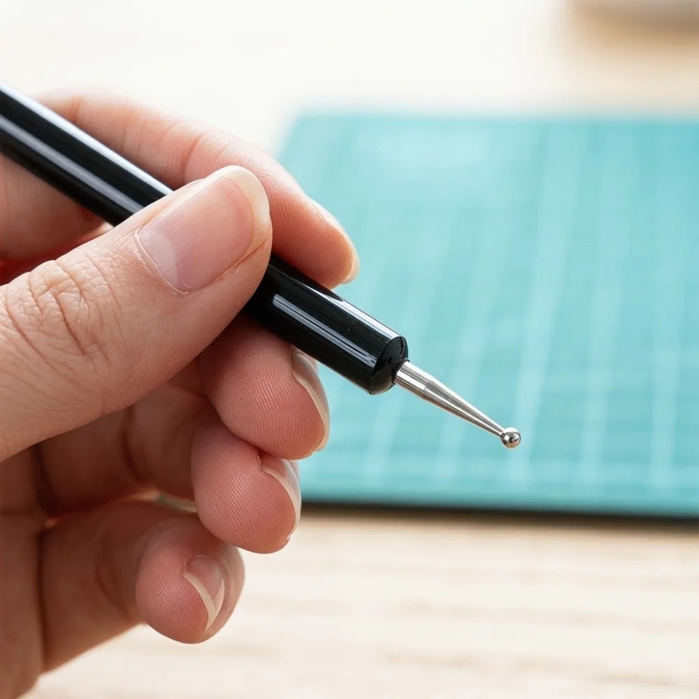 5-Pack Double-Ended Dotting Pens | Nail Art & DIY Craft Tool Dotting Pen Set QXL