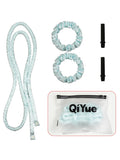 Heatless Curling Rod Headband | Silk Ribbon Overnight Curls Kit Heatless Hair Curler QXL tlan 90
