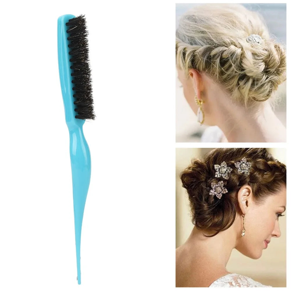 Nylon Bristle Hair Teasing Brush | Salon & Home Styling Hair Teasing Brush QXL
