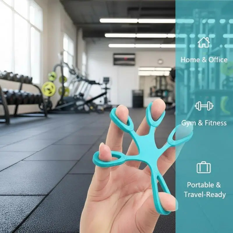 Silicone Finger Grip Ring Exerciser | 3-Level Resistance Band Finger Grip Exerciser QXL