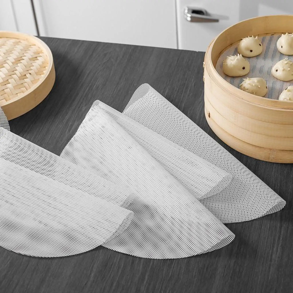 Reusable Silicone Steamer Basket Liners | Dumpling Steamer Steamer Basket Liner QXL
