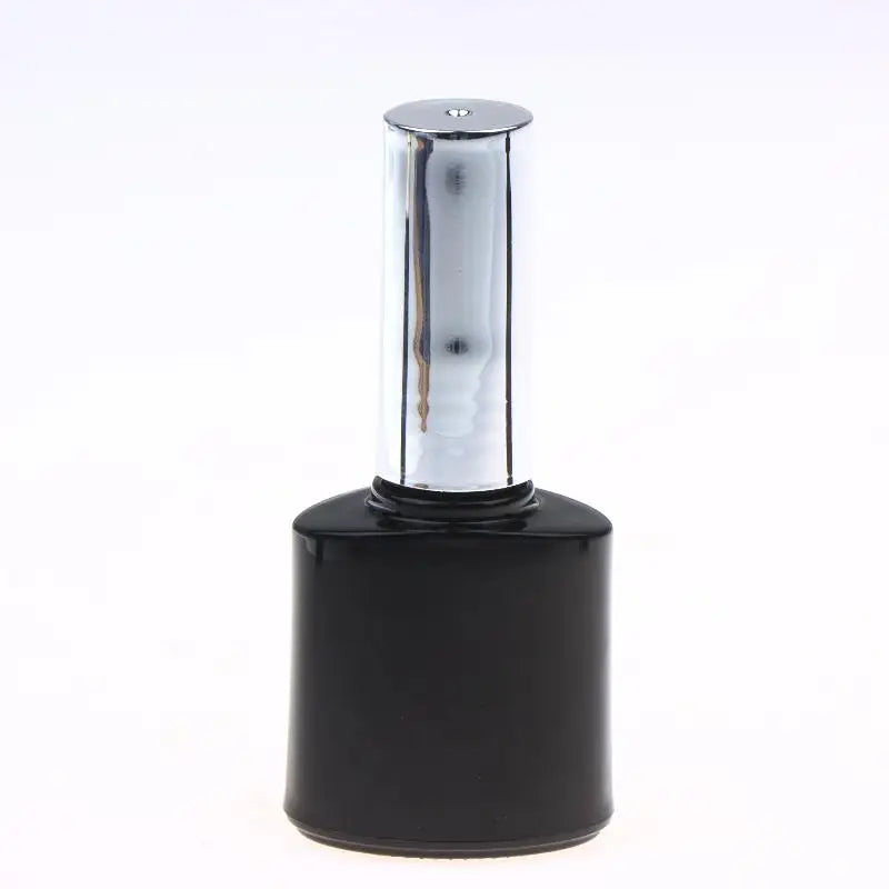 5ml Empty Nail Polish Bottle with Brush – UV-Block Refillable Nail Polish Bottle QXL Silver