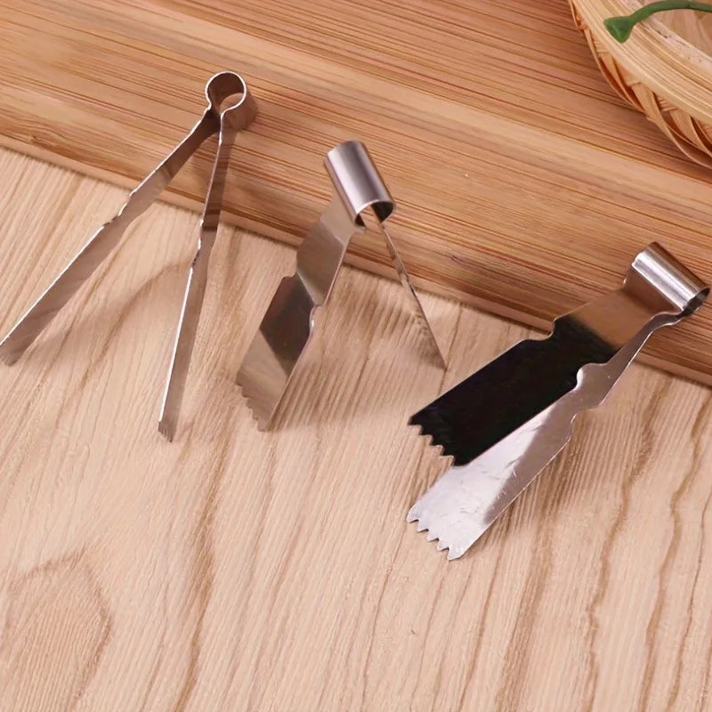 Stainless Steel Pastry Clamp | Walnut Crisp & Bun Mold Tool Pastry Baking Clamp QXL