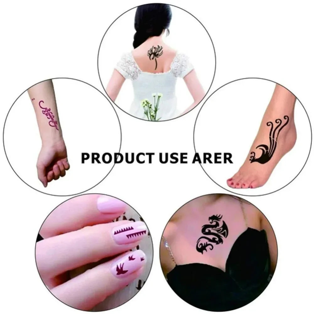 25g Natural Henna Paste Cone | Temporary Body Art Tattoo Henna Paste Cone QXL