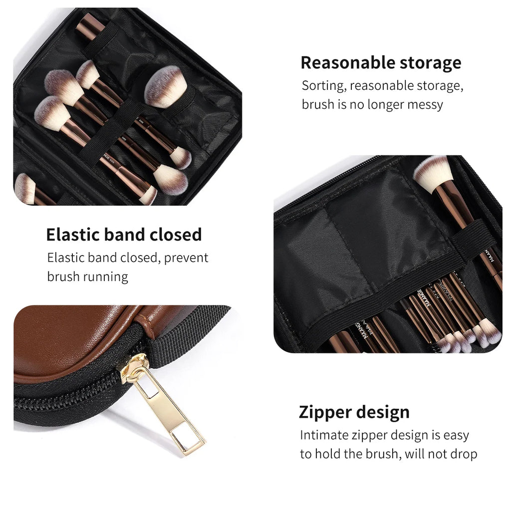 MAANGE Pro 20-Pc Makeup Brush Kit with Storage Bag Makeup Brush Set QXL