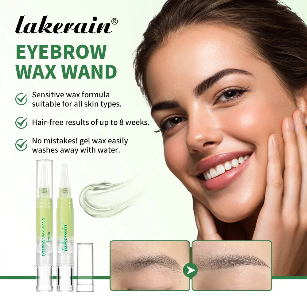 Eyebrow Wax Wand Kit | DIY Salon Brow Waxing – All Skin Types Eyebrow Waxing Kit QXL