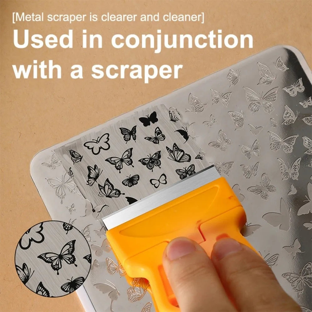 Nail Stamping Plates – Bowknot, Butterfly & Floral Designs Nail Stamping Plate QXL
