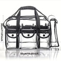 Large Clear Makeup Bag | Travel Cosmetic Organizer & Shoulder Bag Cosmetic Organizer Bag QXL 1pc