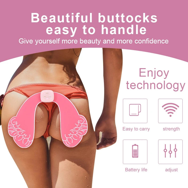 Wireless EMS Hip Trainer – Buttocks Toning Massager & Remote EMS Body Massager QXL