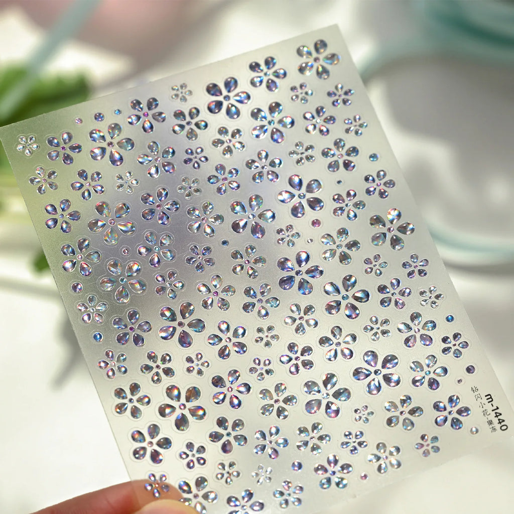 5D Nail Art Stickers – Bear, Clover & Retro Decals | NAILFYOU