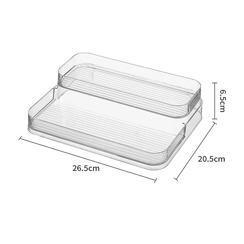 3-Tier Desktop Organizer | Perfume, Cosmetic & Spice Shelf Tiered Desktop Organizer QXL S