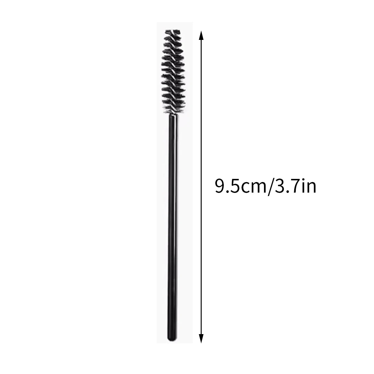 50-Pack Crystal Spiral Eyelash Brushes & Eyebrow Combs Eyelash Brush Set QXL