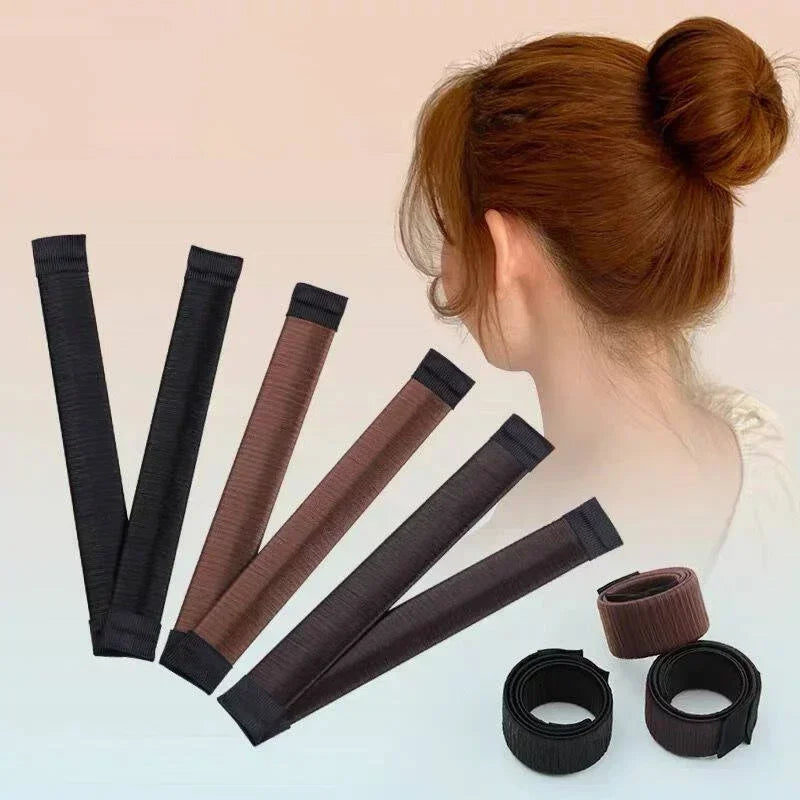 Donut Bun Maker Hair Twist Headband | DIY Styling Tool Hair Bun Maker QXL