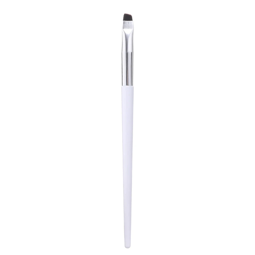 Angled Eyebrow & Eyeliner Brush | Soft Synthetic Flat Tip Eyebrow Eyeliner Brush QXL 06