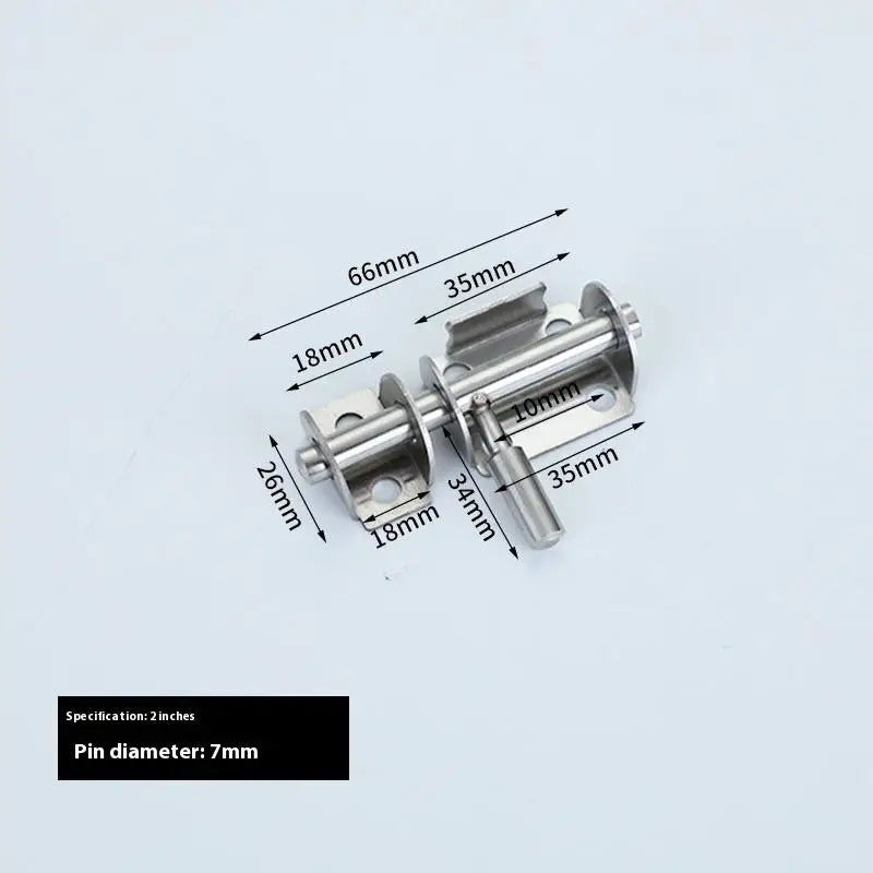 Stainless Steel Sliding Door Bolt Latch | Chrome Finish Lock Door Bolt Latch QXL A1