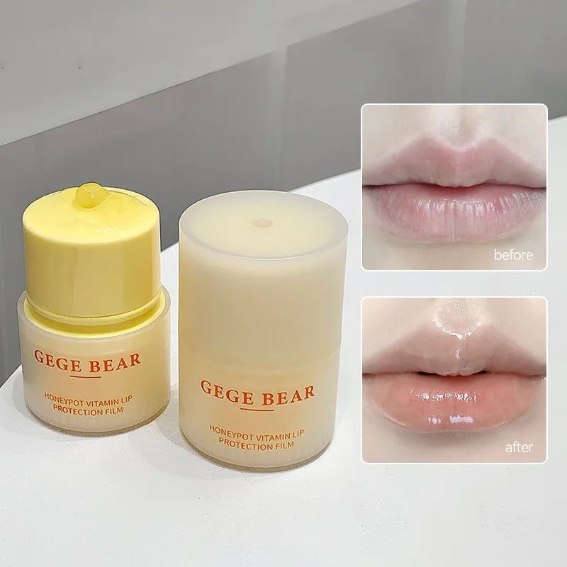 Gegebear Honey Pot Vitamin Lip Balm – Hydrating & Nourishing Vitamin Lip Balm QXL