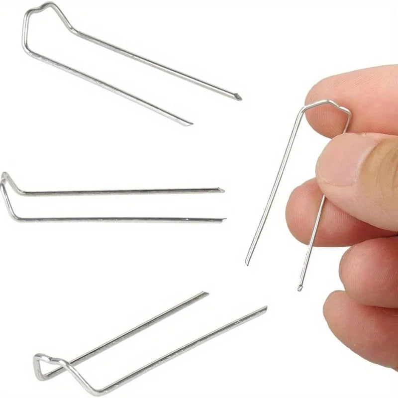 50-Pack Green M-Shaped Floral Pins for Wreaths & Bouquets Floral Craft Pins QXL