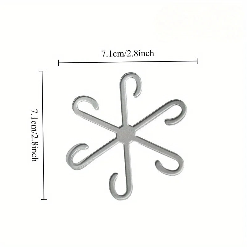 4-Pack Adjustable Transparent Plant Support Clips for Stems Plant Support Clips QXL