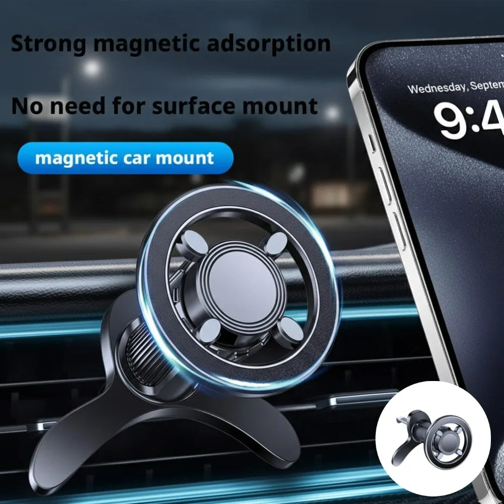 Magnetic Car Phone Holder | MagSafe Air Vent Mount 360° Car Phone Mount QXL