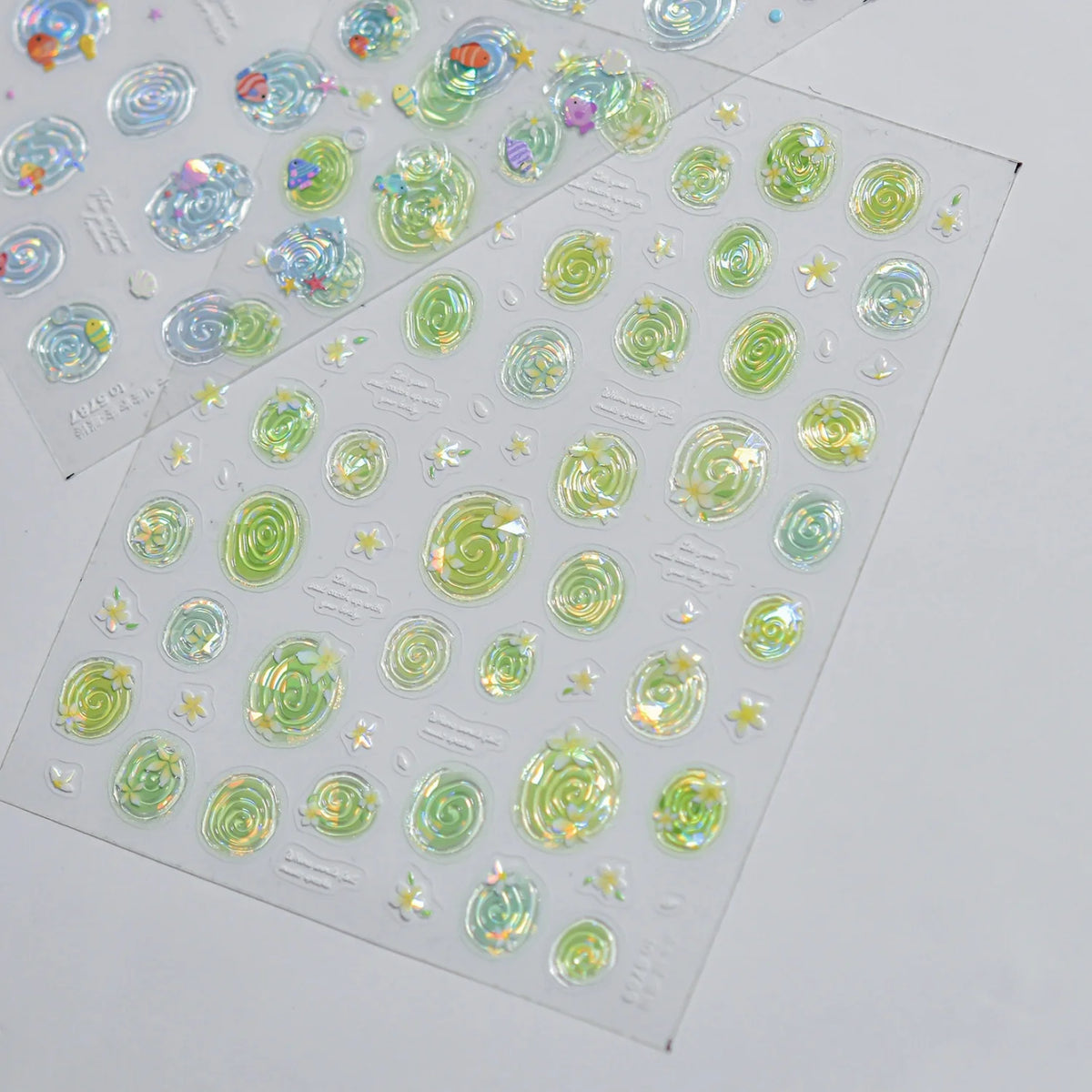 5D French Ballet Nail Stickers – Bow & Thin Line Nail Decals Nail Art Stickers QXL to5769