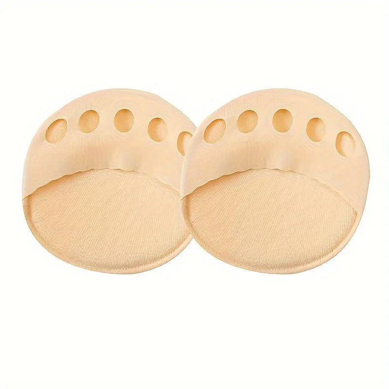 2-Pack Forefoot Cushion Socks | Anti-Slip Metatarsal Support Forefoot Cushion Sock QXL 2PC-Skin