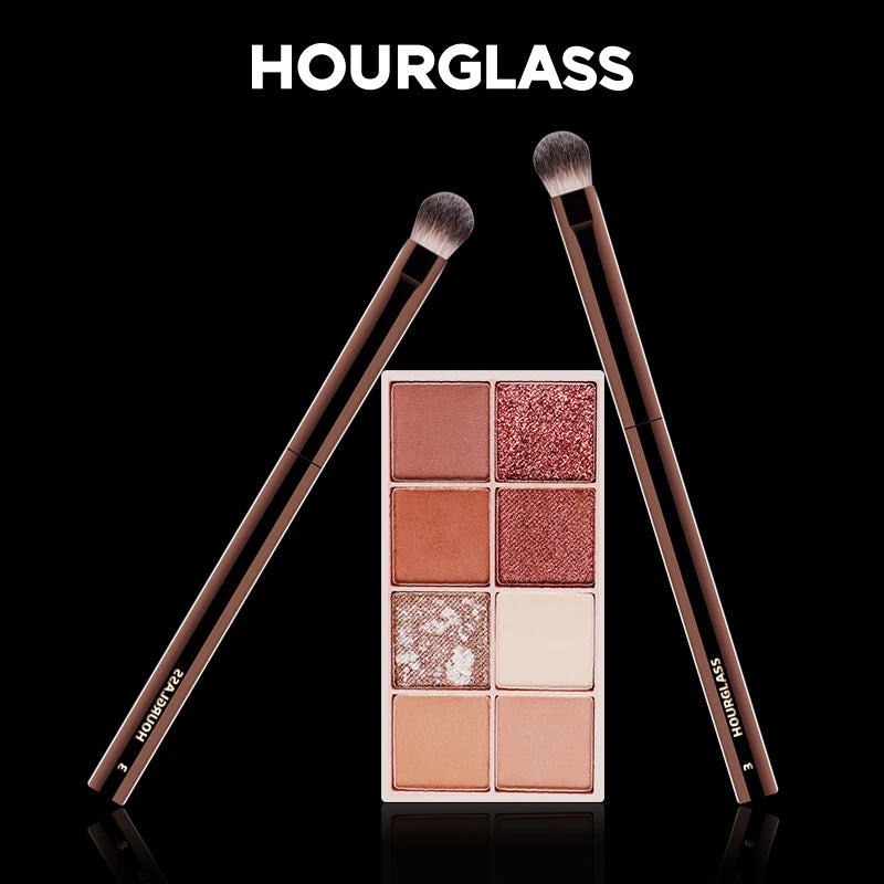 Hourglass No.3 All Over Shadow Brush | Soft Wool Fiber Eye Brush Eye Shadow Brush QXL