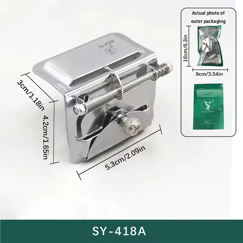 Adjustable Overlock Presser Foot – Elastic & Flanging Sewing Tool Sewing Machine Presser Foot QXL SY-418A