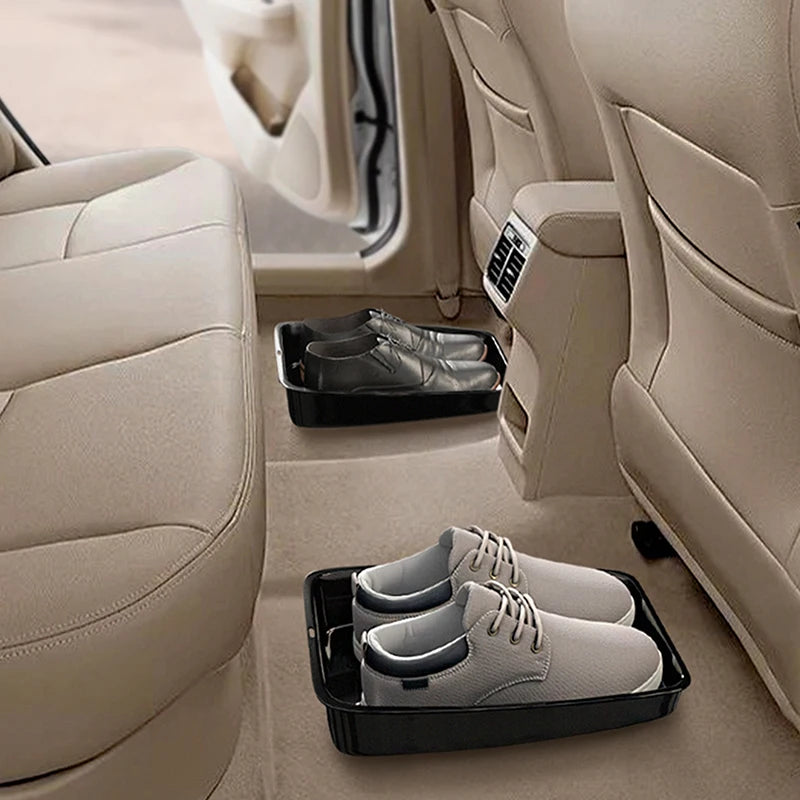 Under-Seat Car Shoe Storage Tray | PP Organizer Box Car Interior Organizer QXL