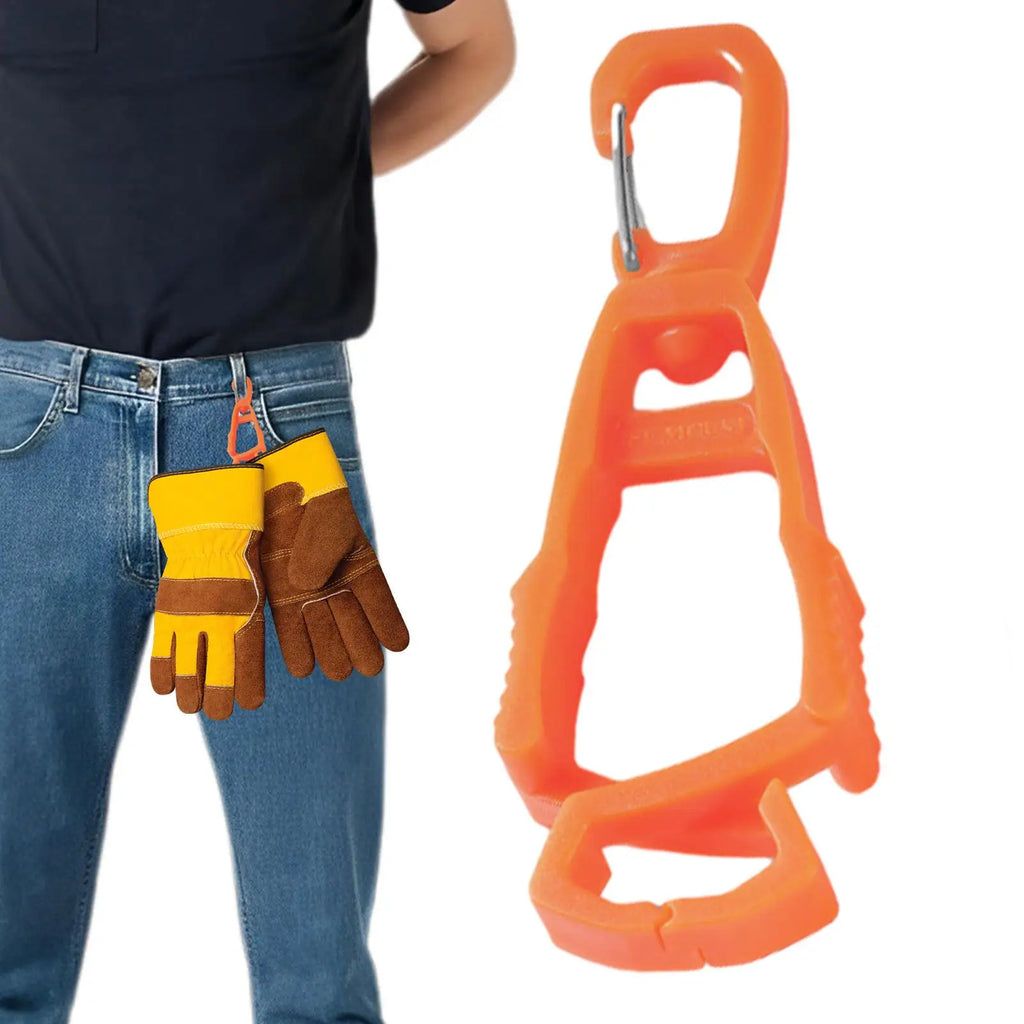 Work Gloves Belt Clip Hanger | Anti-Drop Multi-Purpose Clamp Glove Belt Clip QXL