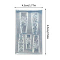 3D Rose Flower Silicone Nail Art Mold | DIY Nail Decoration Nail Art Mold QXL one size