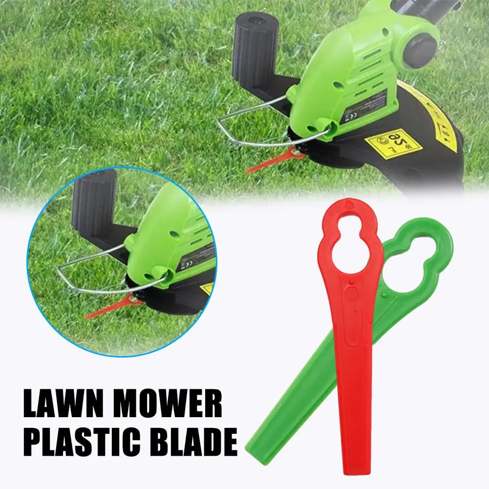 100-Pack Plastic Replacement Trimmer Blades | Lawn & Grass Trimmer Replacement Blades QXL