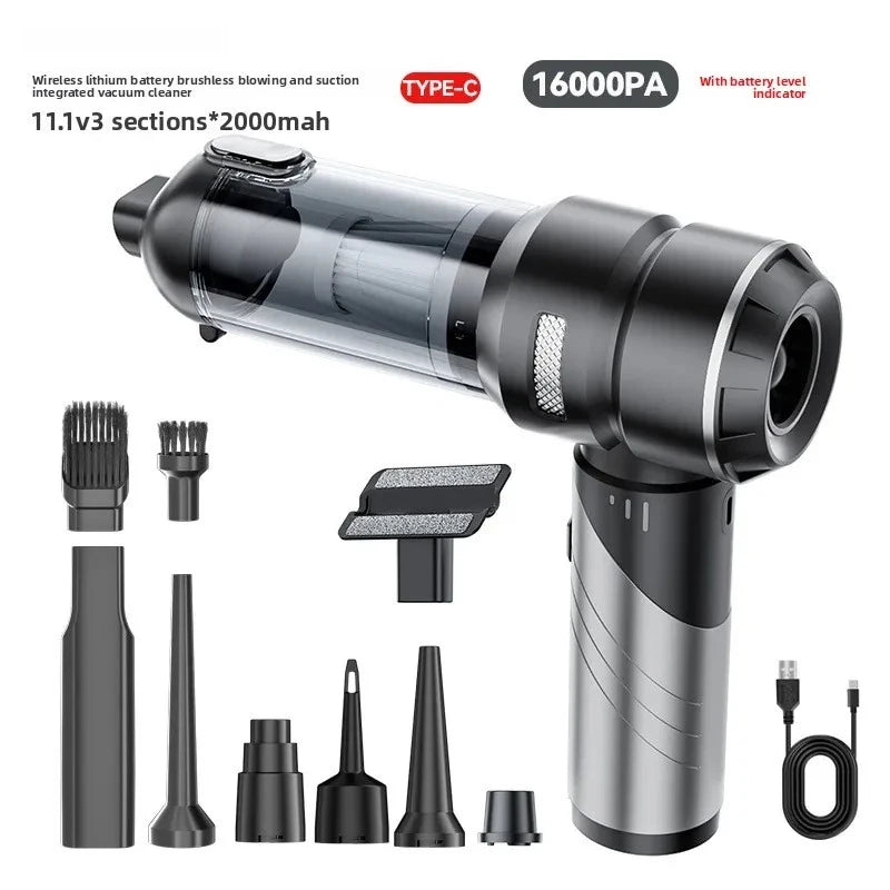 Cordless Handheld Car & Home Vacuum | Brushless Motor Handheld Vacuum Cleaner QXL