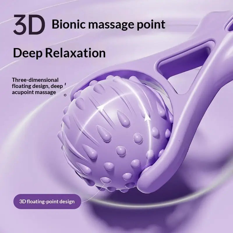 Handheld Roller Massager & Ball Point Massage Tool | Portable Roller Massager Tool QXL