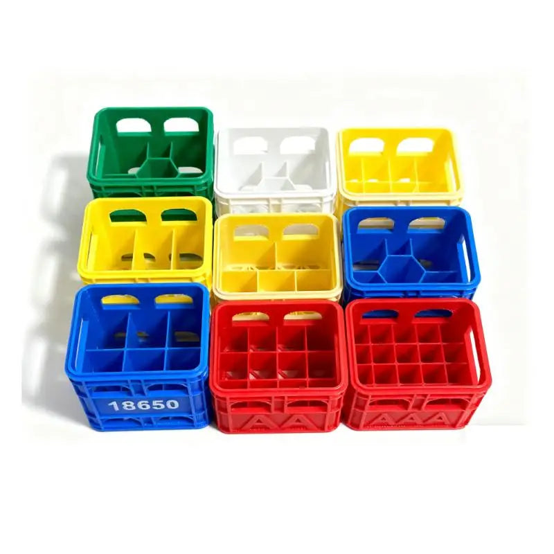3D Beer Crate Battery Storage Box | AA AAA 18650 Stackable Battery Storage Box QXL