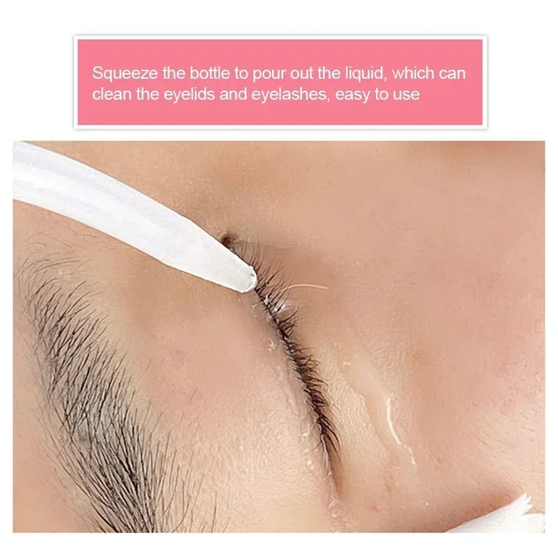 250/500ml Eyelash Cleaning Bottle | Curved Spout Lash Wash Lash Cleaning Bottle QXL