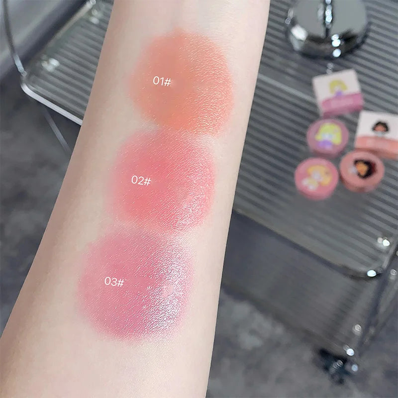 Tea Peach Cushion Blush | Low Saturation Everyday Brightening Cushion Blush QXL