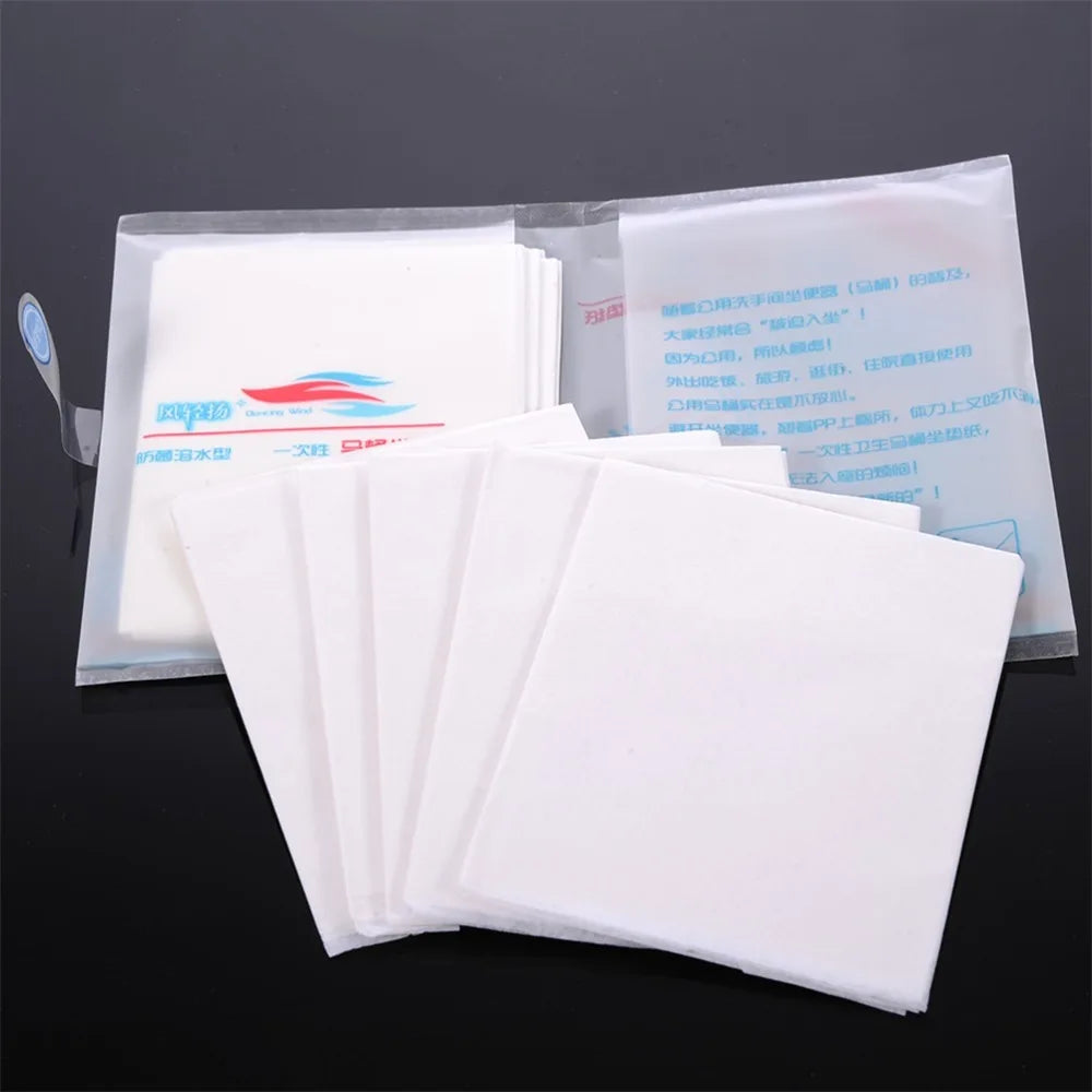100-Pack Disposable Paper Toilet Seat Covers – Travel & Home Toilet Seat Covers QXL